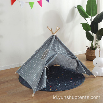 Tenda indian teepee anak-anak dalam dan luar ruangan